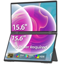 15,6 Zoll Dual Tragbarer Monitor 1080P Full HD Laptop Screen Extender Bildschirm