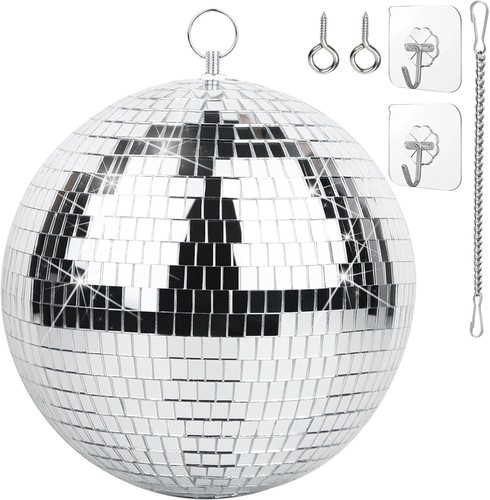 Spiegel discokugel 20cm - spiegel-discokugel,