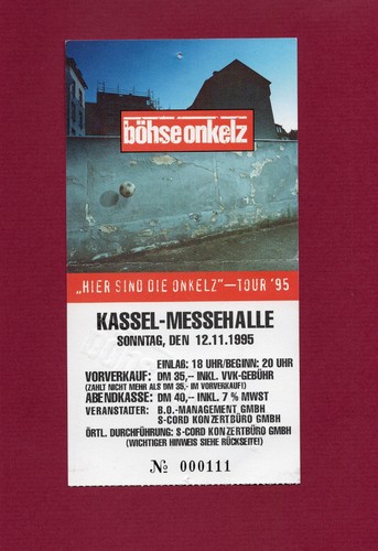Böhse onkelz tour - böhse,