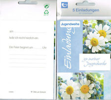 5 Stück Einladungskarte