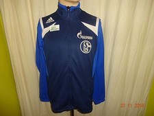 FC Schalke 04 Adidas Spieler Freizeit- Trainingsanzug Jacke "GAZPROM" Gr.S- M