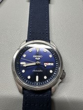 Seiko 5 automatic WR 10 bar blau