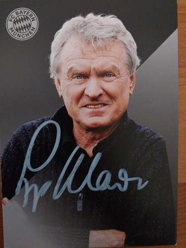 Sepp meier autogramm signiert - sepp,