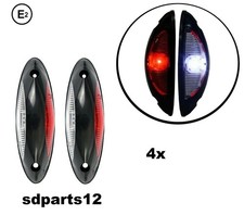 4x LED Begrenzungsleuchten