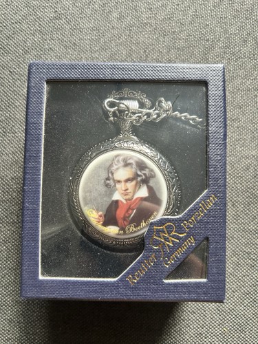 Reutter porzellan taschenuhr - porzellan,