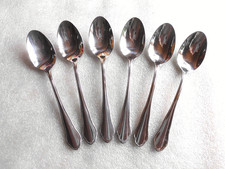 WMF Royal Chippendale 6 Kaffeelöffel 13,3 cm Besteck Cromargan