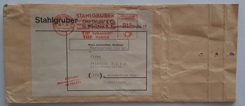 Paketbrief absenderfreistempel - paketbrief,