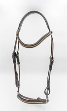 Trense für Isländer aus Leder, dunkelbraun, neu