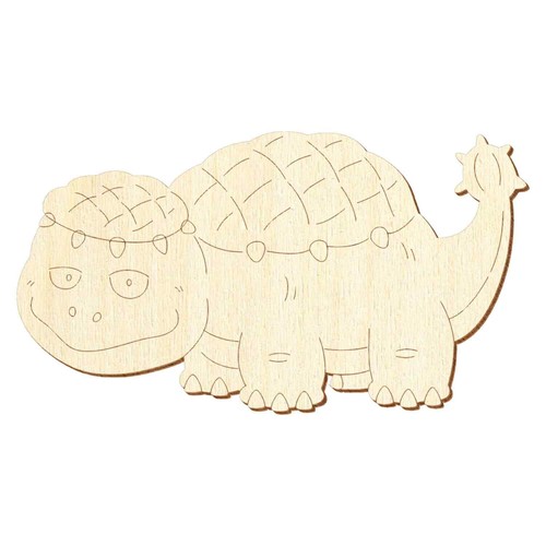 Drolliger holz ankylosaurus - holz,