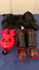 Kwon Karate Ausrüstung Tasche Helm Kopfschutz Schienbein Schutz Handschuhe