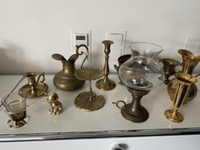 Konvolut Messing Vase, Blumentopf pp - 13 Teile