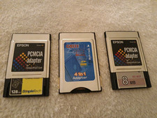 2 Epson CompactFlash PCMCIA Adapter 1 x Carry 4in1 Adapter Ink.Karten.