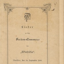Liederheft winfridia schlesien - liederheft,