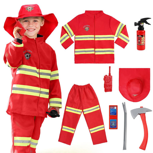 Feuerwehr kostüm set - feuerwehr,