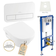 Villeroy Boch ViConnect Vorwandelement Architectura WC spülrandlos Drückerplatte