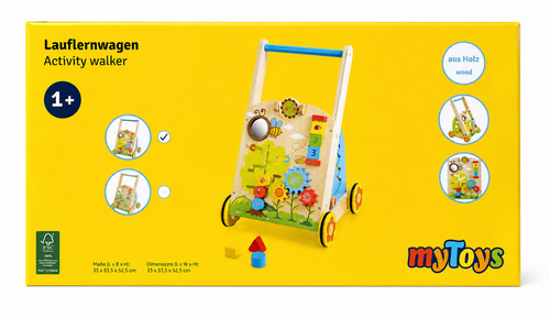 Lauflernwagen holz für kinder - lauflernwagen,