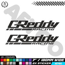 2x GREDDY Vinyl Aufkleber