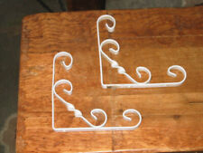 2 St. Regal-Winkel Regal-Träger Wand-Konsole Wand-Regal Ornamente Antik Look