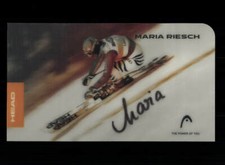 Maria Riesch Autogrammkarte
