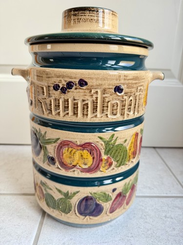 Vintage rumtopf mit deckel - mit,