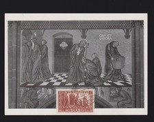 Maximumkarte Saarland Mi.301 Volkshilfe St. Lutwinus- Kirche in Mettlach