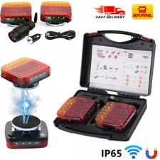 Kabellose Anhängerbeleuchtung–Funk LED Magnet Rückleuchten Set 7polig E-Gepruft