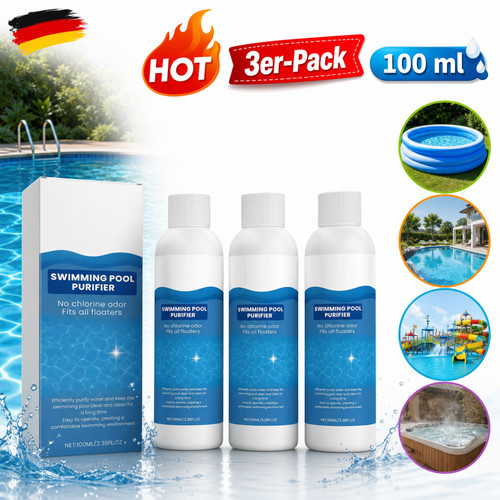 3er set schwimmbadreiniger - 3er-set,