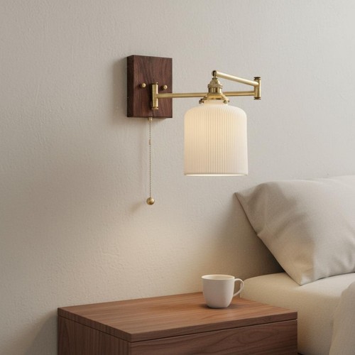 Wandlampe mit zugschalter - wandlampe,