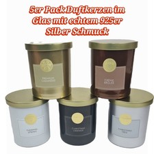 5-STÜCK Duftkerzen im Glas