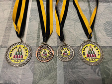 3x Silber 1x Bronze Medaille 6. Weidig Open Sport Stacking Speed Stacks Sammler