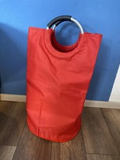 Wäschekorb Wäschesack Kunststoff Griffen Rot 38 X 70 X 38 Cm Wäschebox Wä B-Ware