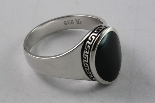 Herrenring onyx siegelring - herrenring,