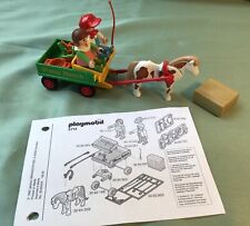 Playmobil 3713 Ponywagen, Kinder-Kutsche (Bauernhof)von 1992, Top Zustand