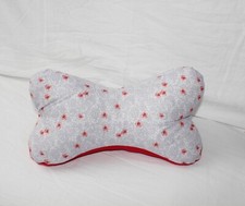 Leseknochen Handarbeit Kissen Nacken Keil Relax Reise Neu