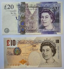 Bank of England £20 und 10