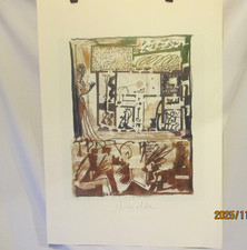 Strawalde, Galgata Tabacco Burri, Griffelkunst signiert, Offsetdruck 1998