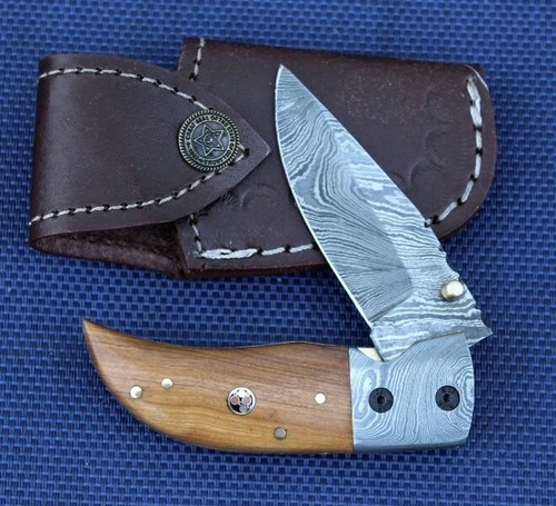 Damastmesser folder handmade - folder,