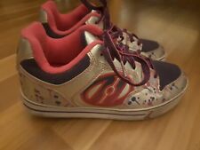 Tolle Heelys Mädchen Gr 36,5 Schuhe mit Rollen Silber Lila Pink