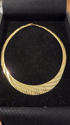Halskette collier 585 14k - halskette,