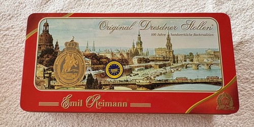 Blechdose dresdner stollen - -,
