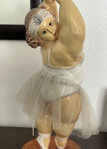 Handbemalte harz ballerina - handbemalte, en