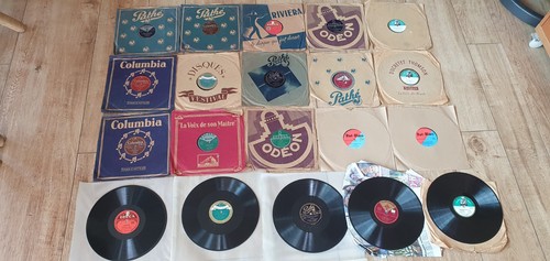 Lot schellack platten - 20,
