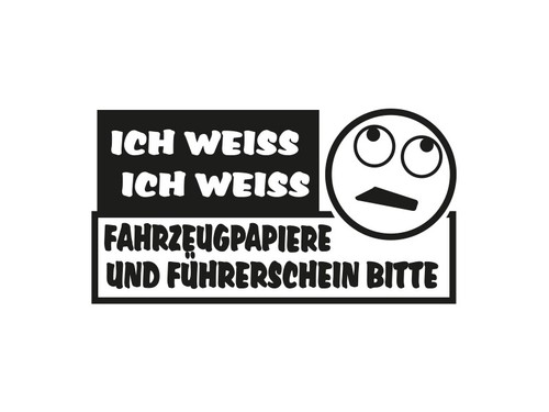 Plott aufkleber ich - 1, 2