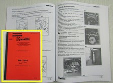 Manitou MRT1850 Comfort Line Bedienungsanleitung Betrieb Wartung Ersatzteilliste