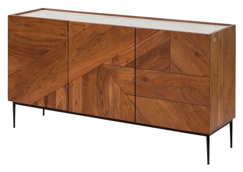 Sideboard akazie 147x40x76 - akazie,