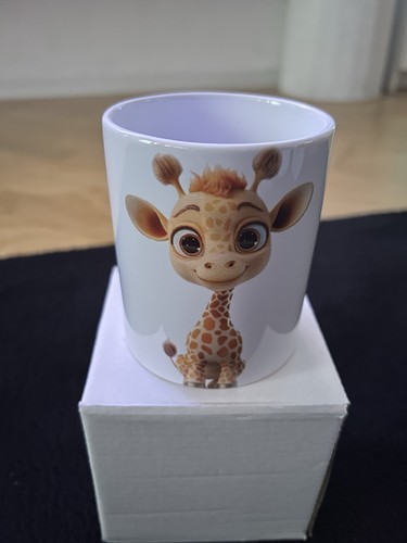 Tasse süße giraffe weiss - süße,