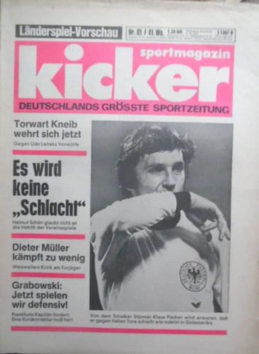 Kicker 1977 y - 6.10., klaus