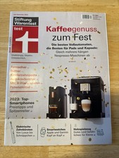 test Stiftung Warentest Ausgabe 12 / 2023 Dezember "Kaffeegenuss zum Fest"