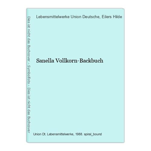 Sanella vollkorn backbuch - sanella, vollkorn-backbuch