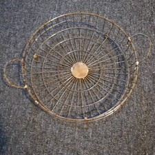 Deko Gitterkorb Metall durchmesser 38 cm,Höhe 8 cm